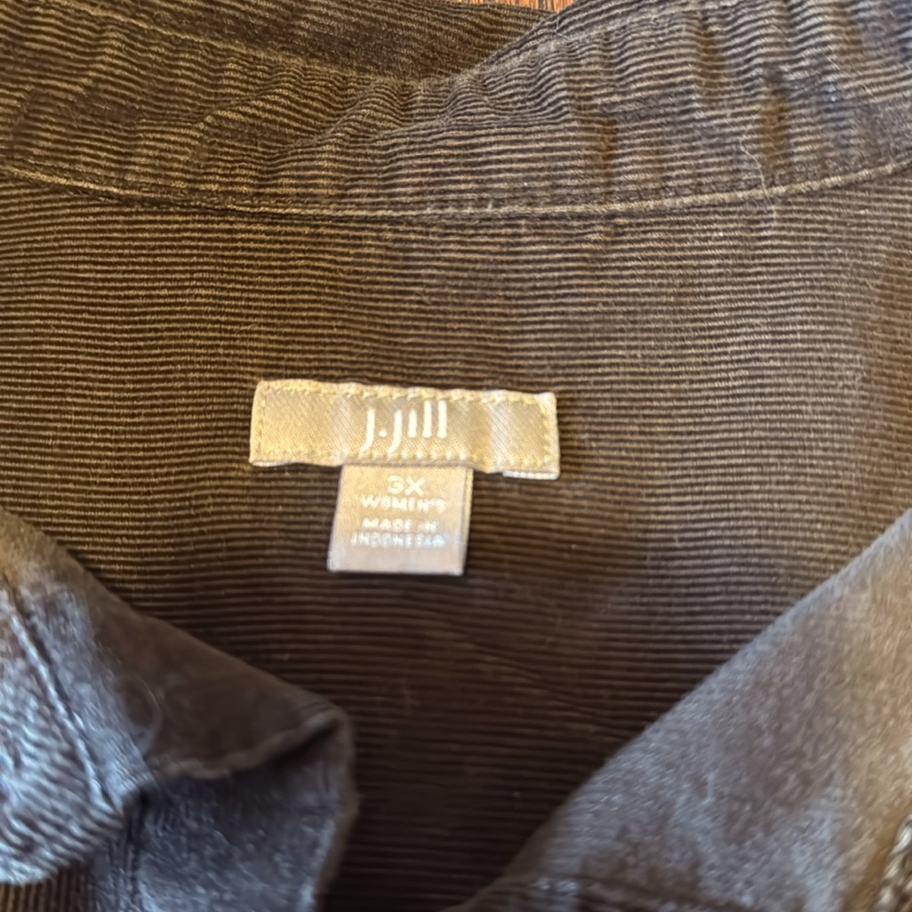 J. Jill women’s 3X button-down shirt - Picture 4 of 7